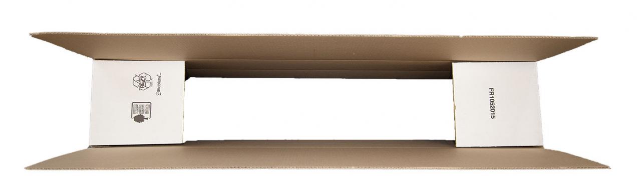 Wellpapp-Falkarton Fefco 0203 Aufbau