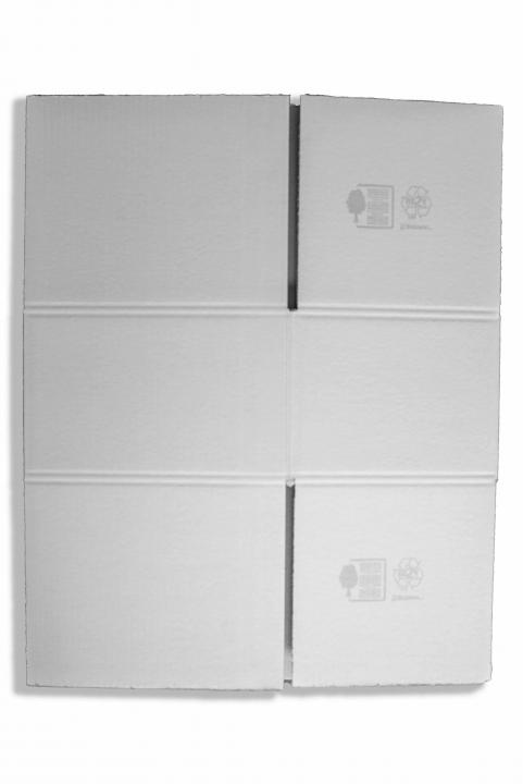 Wellpapp-Falkarton Fefco 0203 ungefaltet Außenseite a