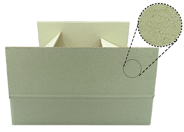 Verpackungsmaterial für DHL: Graskartons in EB-Welle