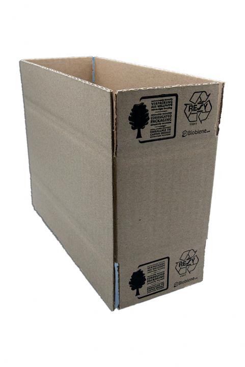 Umweltfreundlich Verpacken Einwellig Karton 250x100x100 Braun