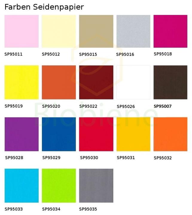 farbiges Seidenpapier Elfenbein