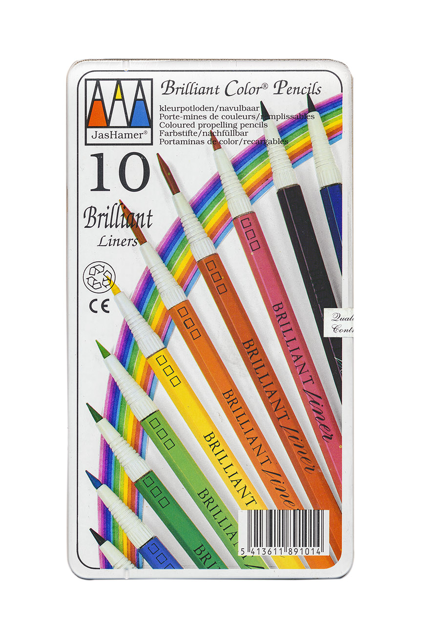 Stifte in Metallverpackung