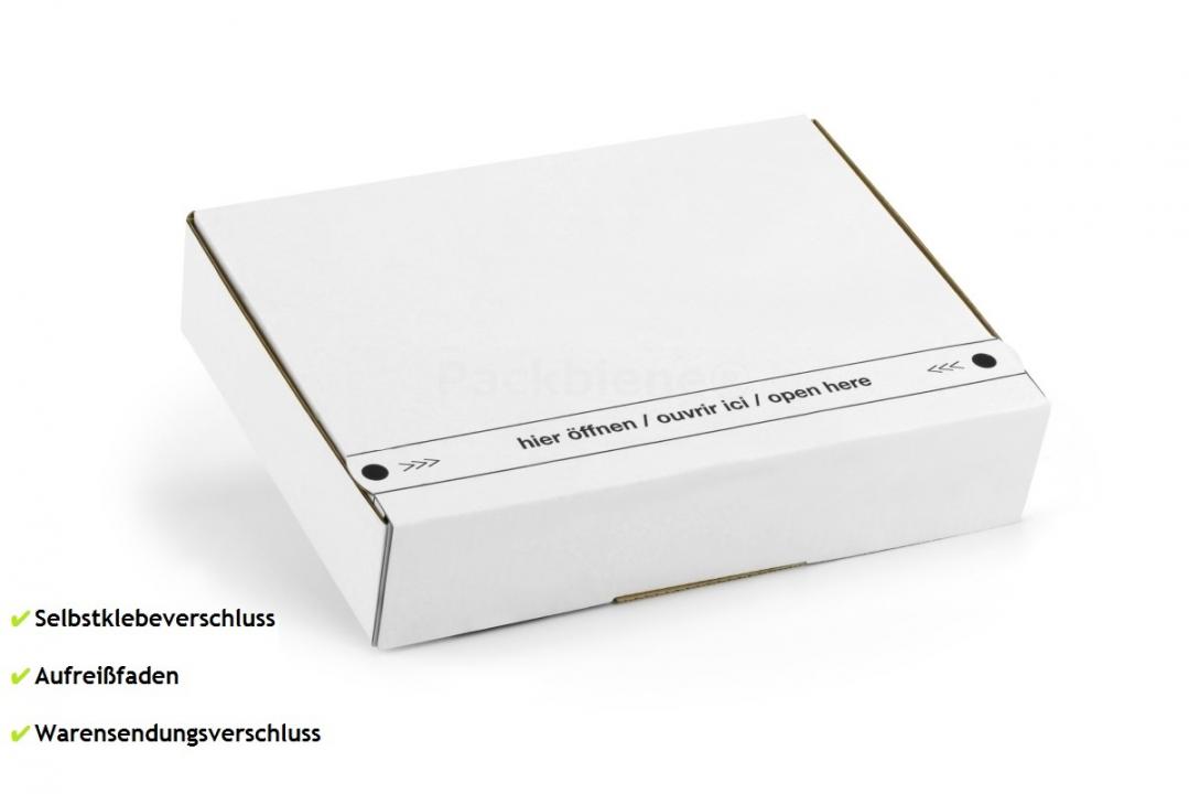 21,5x15,5x4,6cm Postkartons Packbiene®Magic 