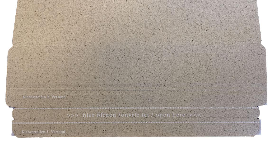 Karton mit Aufreißfaden