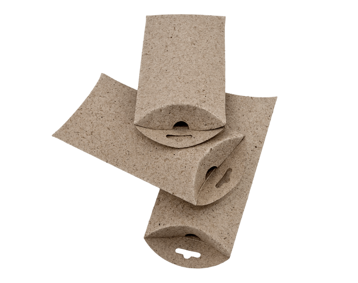 Kissenverpackung Geschenkverpackung mit Euroloch