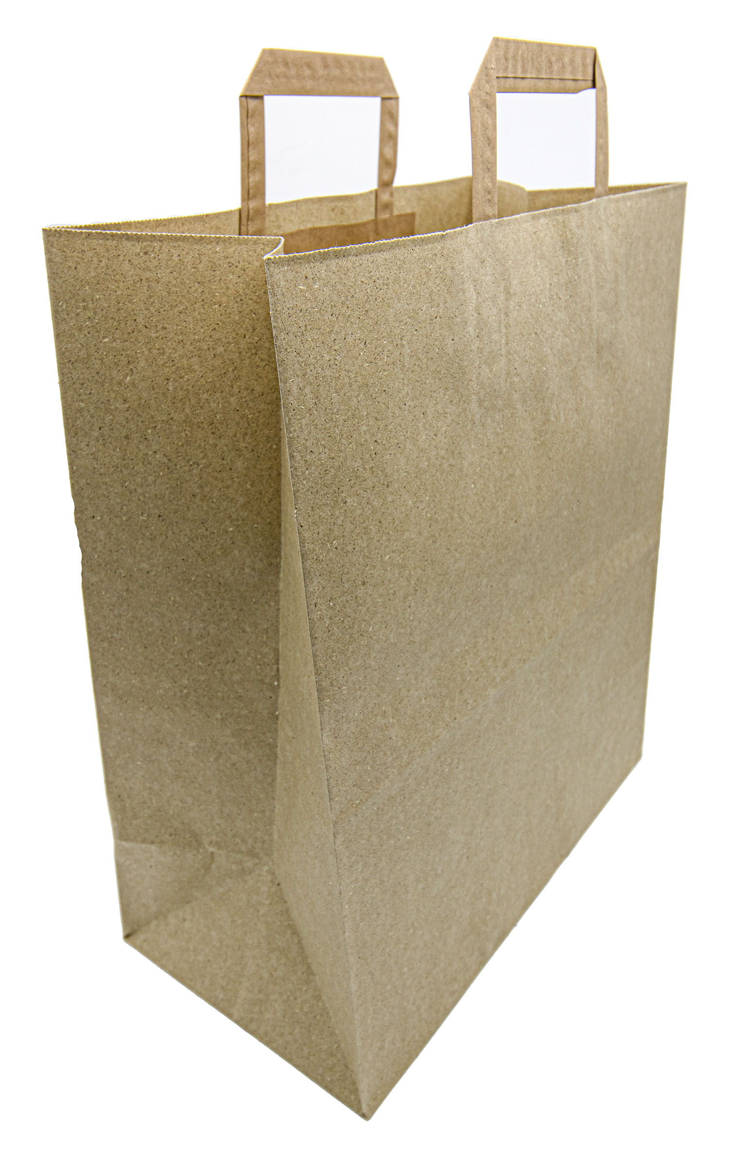 Aufgestellte Papiertüte aus Graspapier 