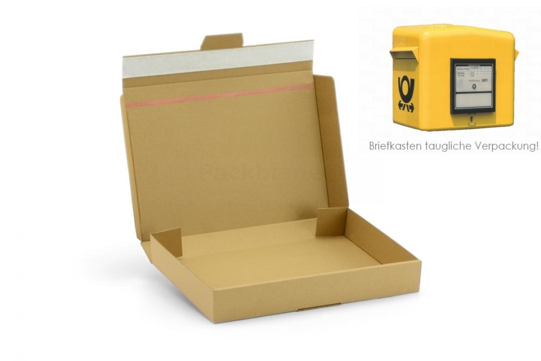 Postkarton 21,5x15,5x3cm passend für Briefkasteneinwurf 