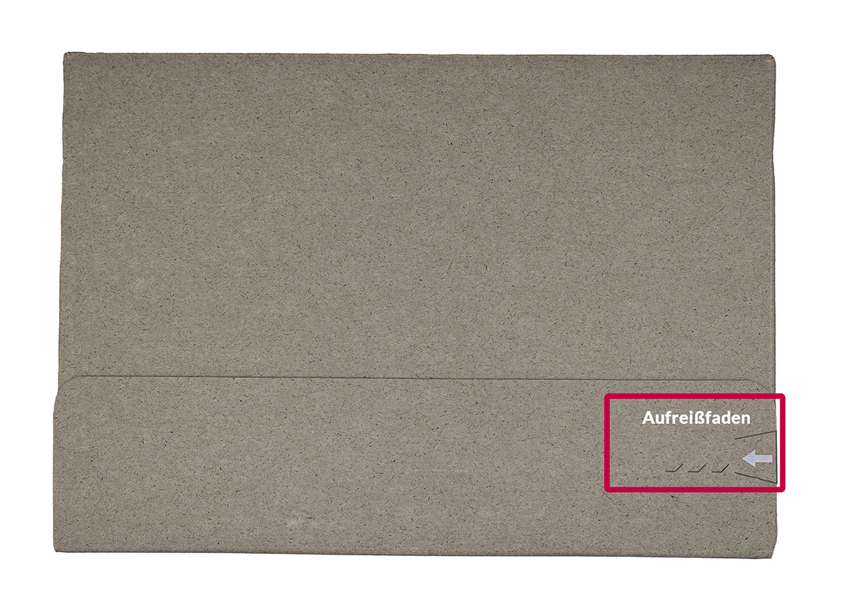 Verpackungsmaterial ohne Plastikanteile