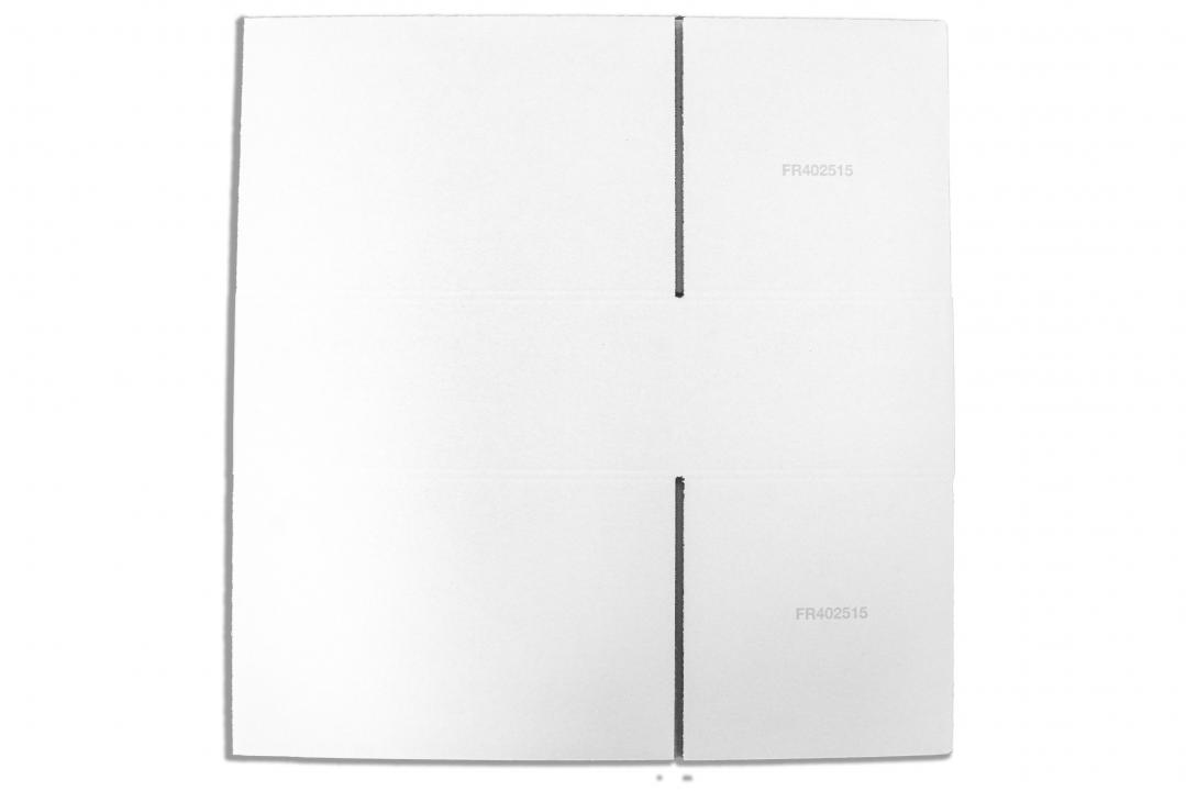 Wellpapp-Falkarton Fefco 0203 ungefaltet Außenseite b