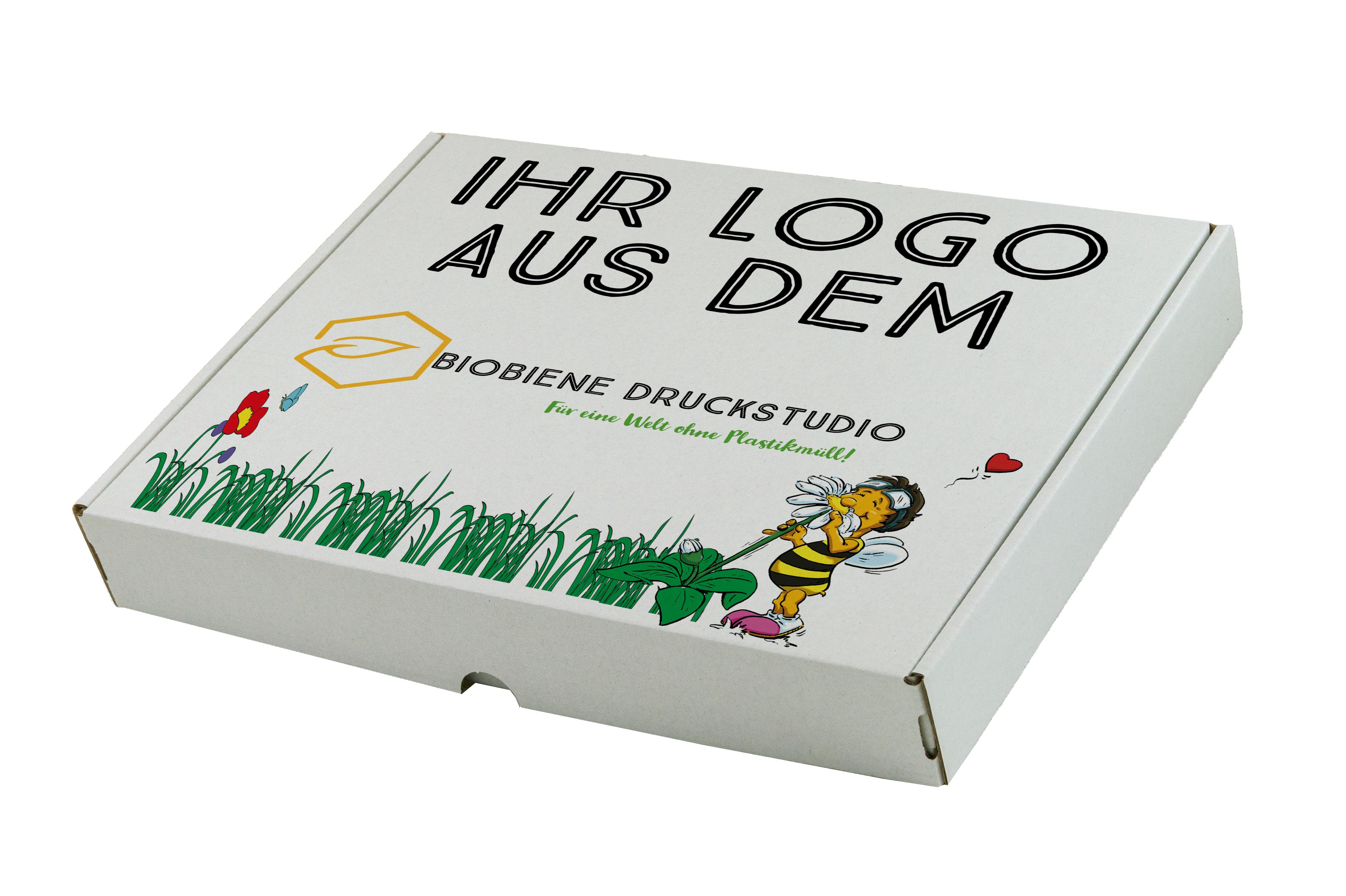 Maxibriefkarton 190x130x45 individuell bedruckt