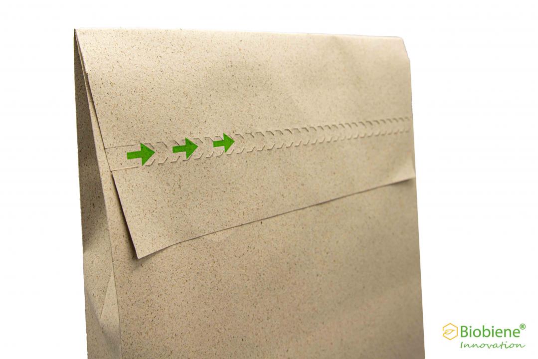 Umweltfreundliche E-Commerce Graspapier Versandtasche mit Aufreißfaden