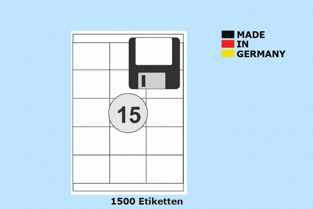 DIN A4 Druckeretiketten Label weiß
