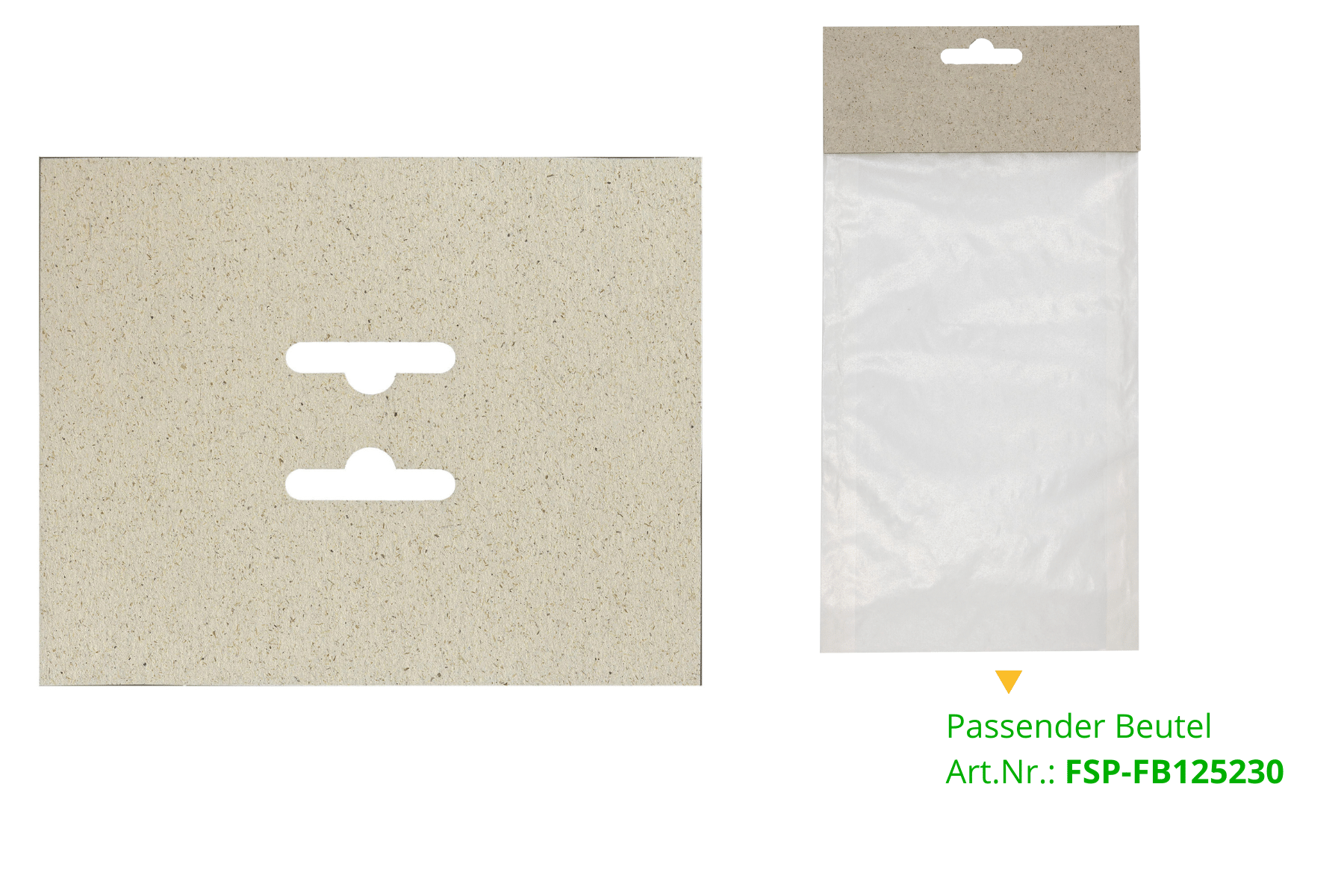 umweltfreundliches Verpacken - mit Satteletiketten aus Graskarton