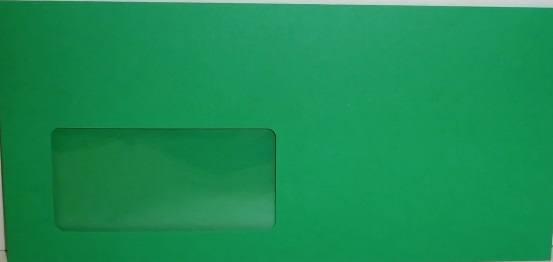 Briefumschlag C6/5 grün