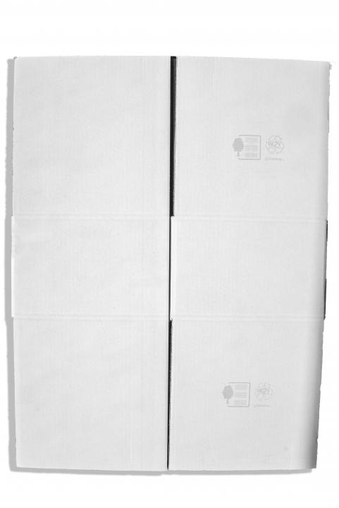 Wellpapp-Falkarton Fefco 0203 ungefaltet Außenseite a