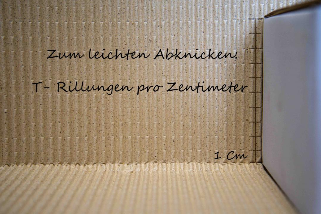 Wellpappen Graspapierrollen mit gerillt 40cm x 70m