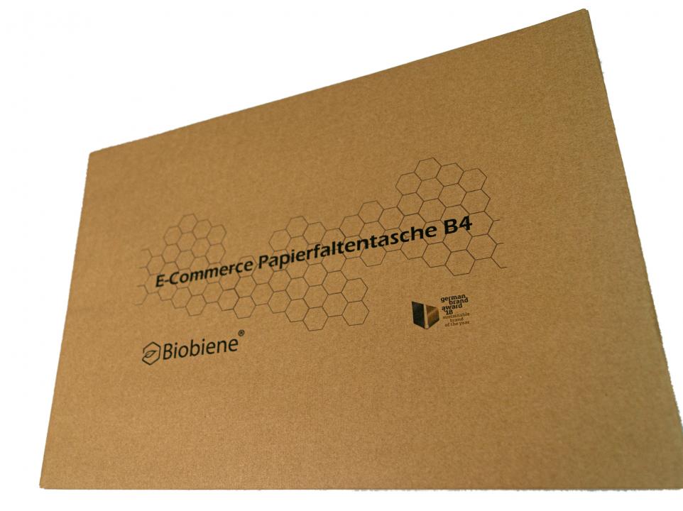 Umweltfreundliche Retourentaschen mit Digitaldruck individualisiert bedruckt.