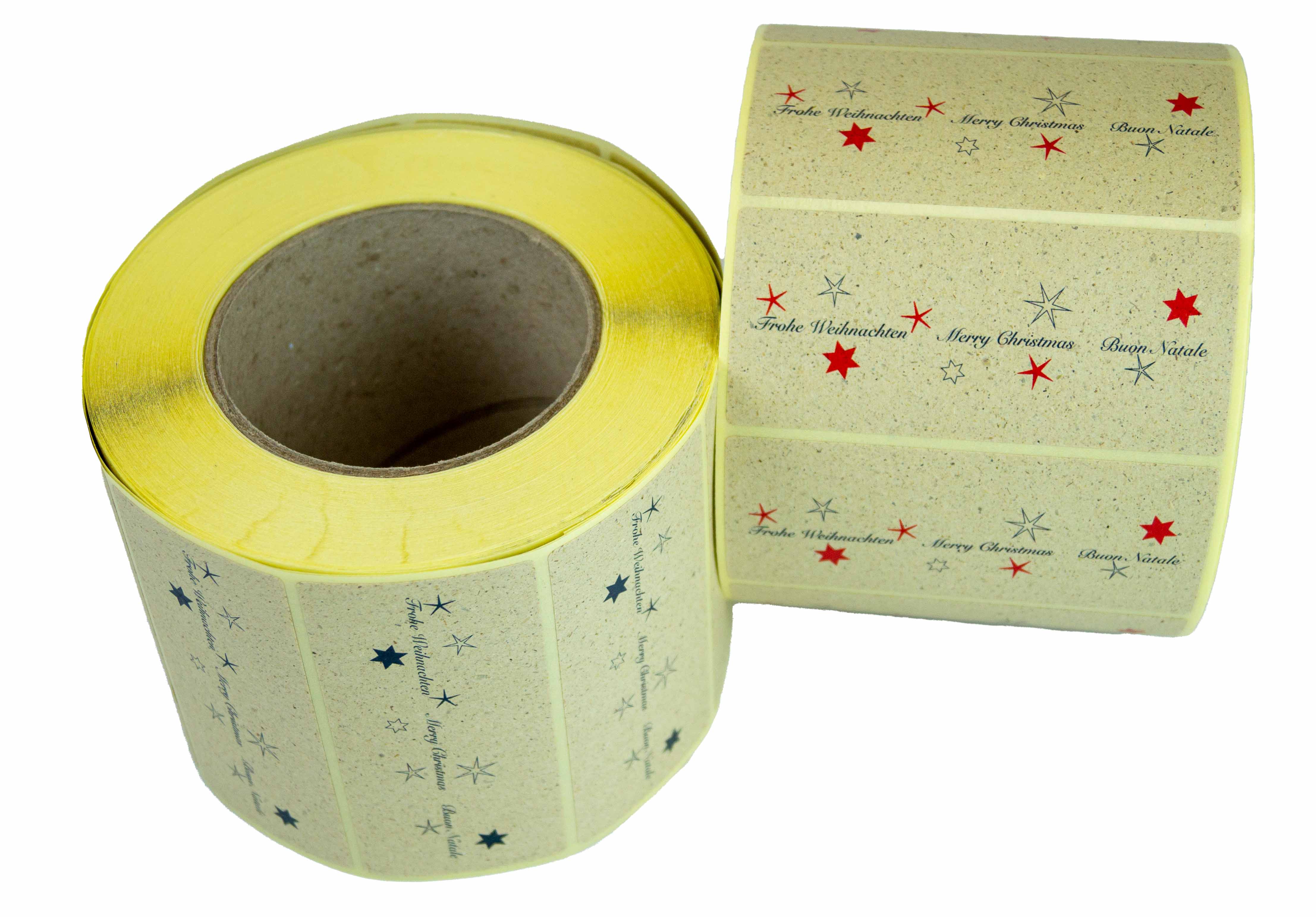 Weihnachtsetiketten - Muster