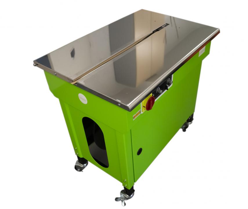 Umreifungsmaschine für umweltfreundliches Umreifungsband aus Papier