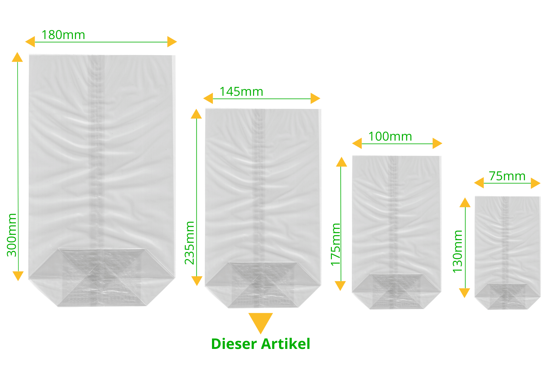 Bodenbeutel aus kompostierbarer Folie - umweltfreundlich und nachhaltig