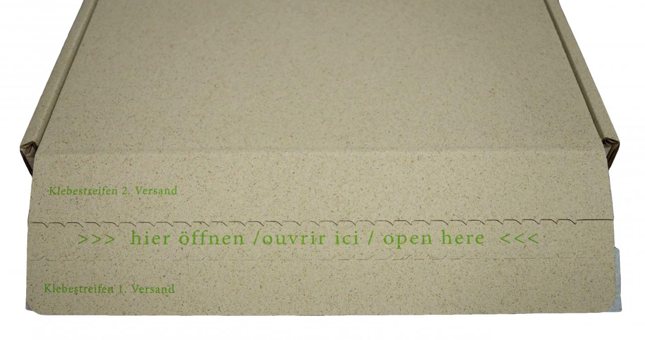 2 Klebestreifen und Aufreißfaden