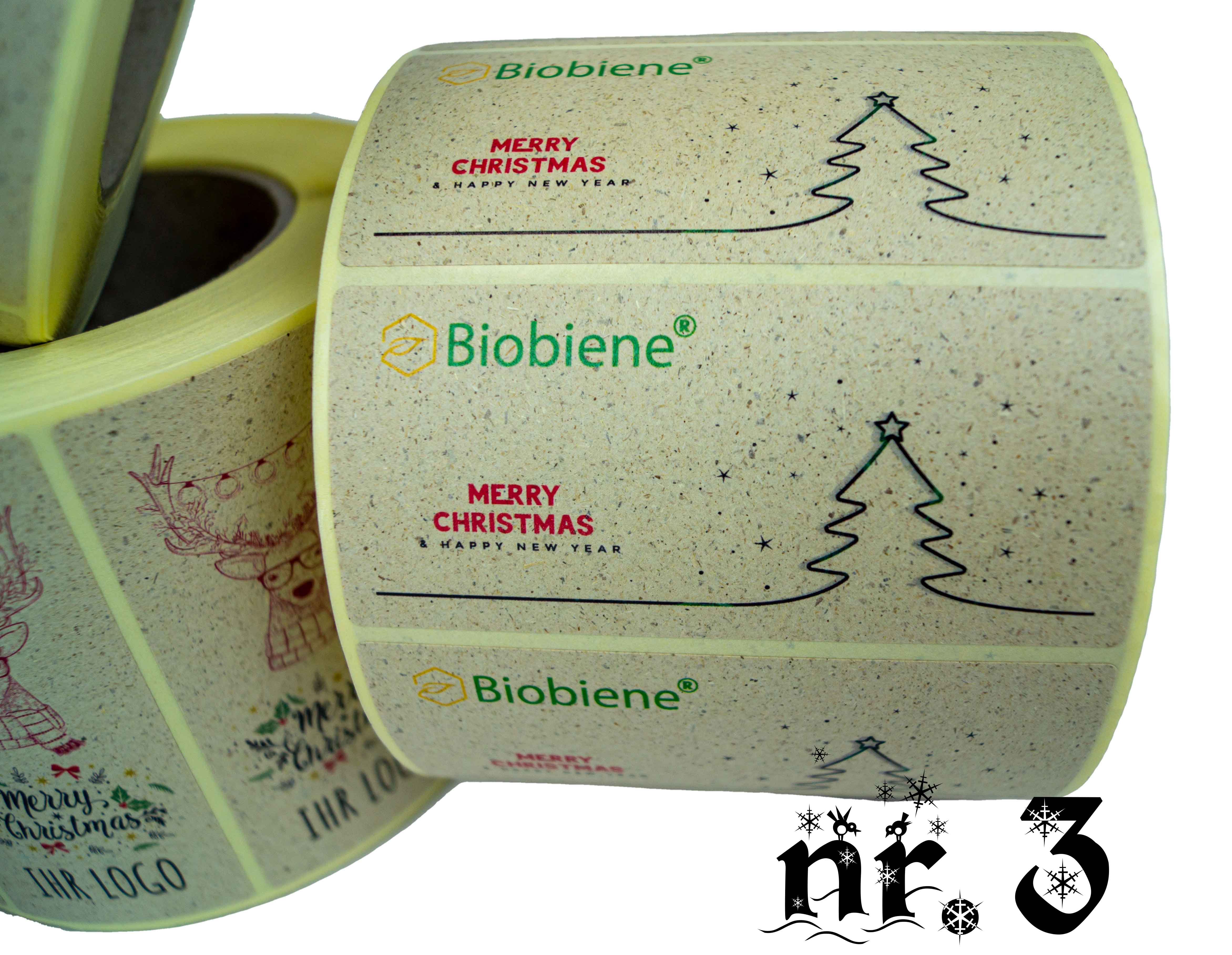 Weihnachtsetiketten - Muster 3