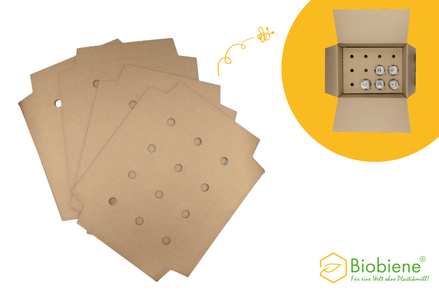 Karton Gefache Inlay 12er