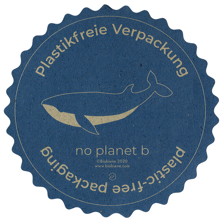 Graspapier-Etiketten als Verpackungsmaterial