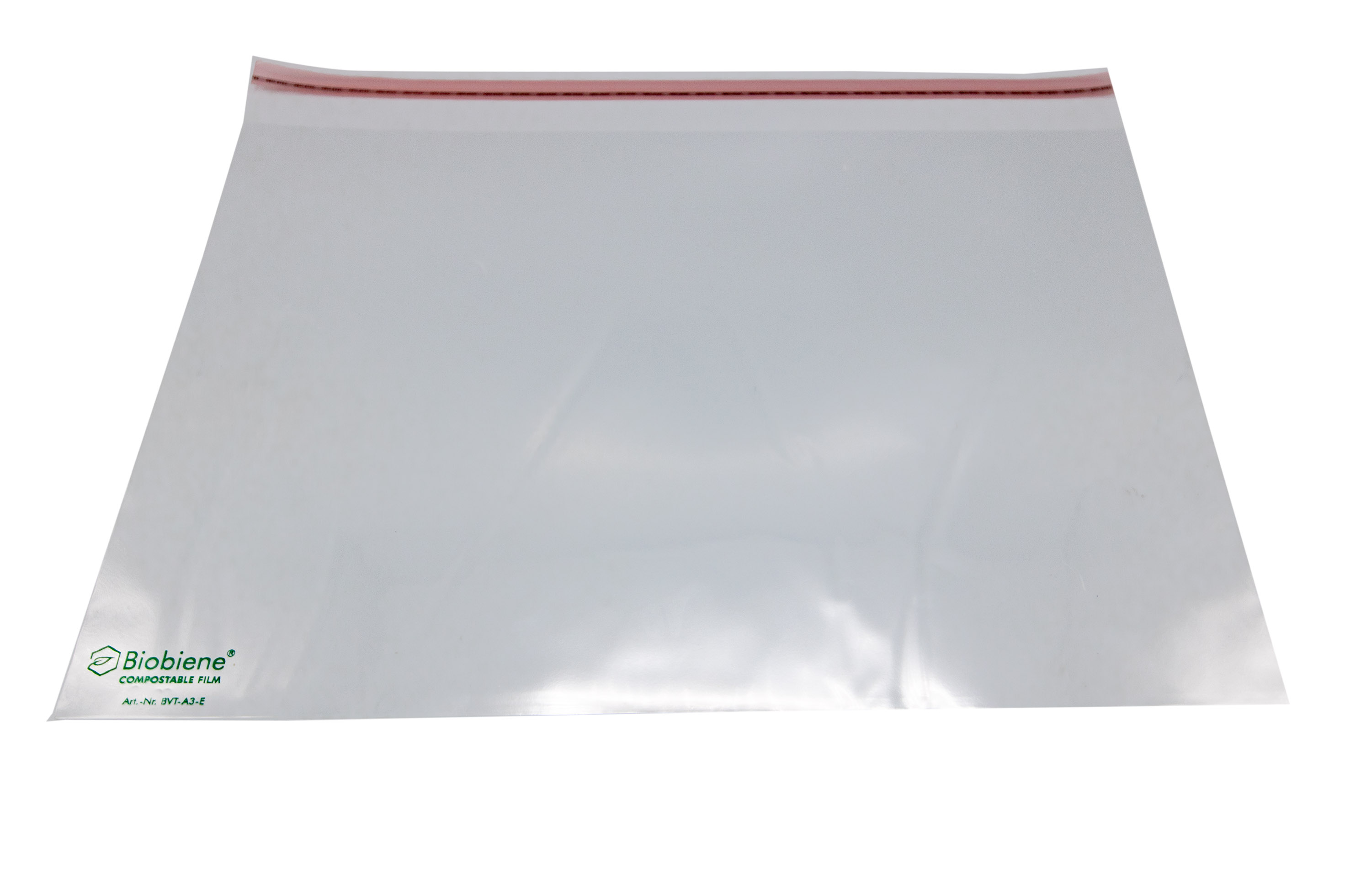 Klappenbeutel für Textilien Biobeutel kompostierbar 