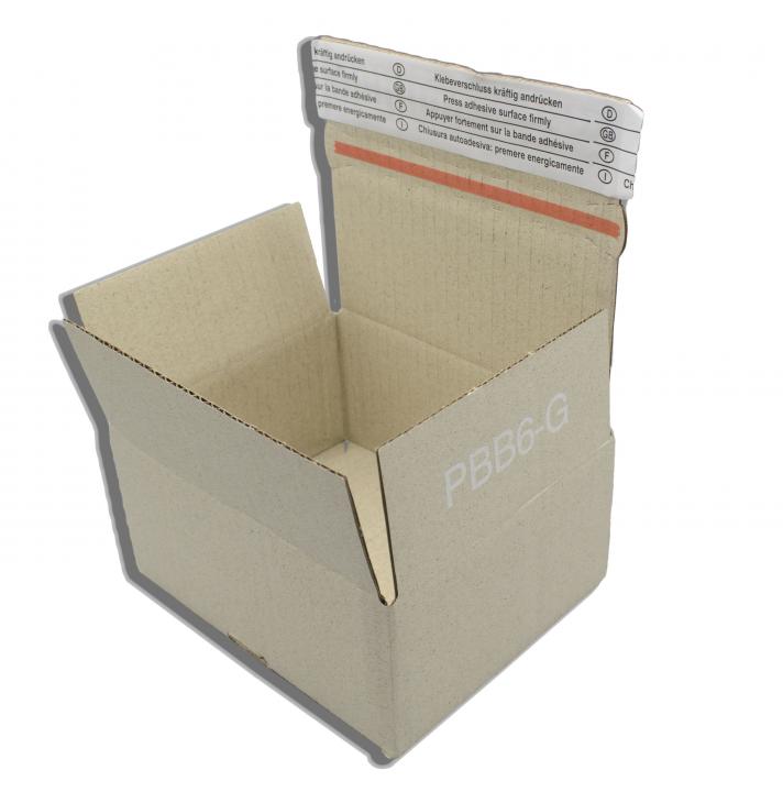 Selbstklebender Graskarton mit Automatikboden 