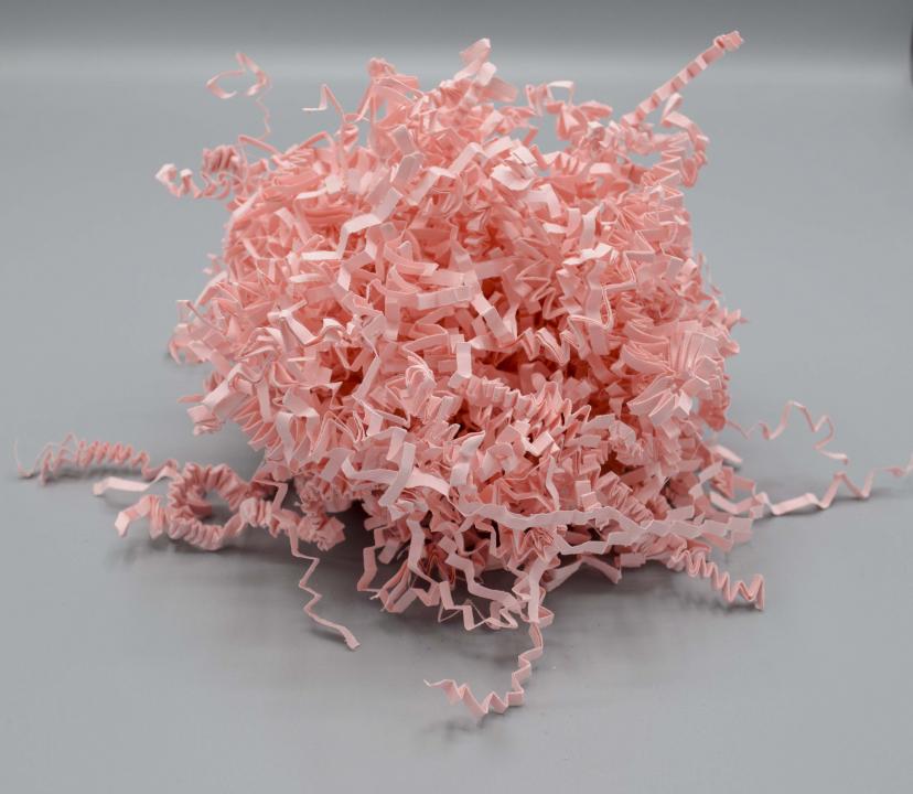 Farbige Plastikfreie Polstermaterial Wolle aus Papier Pink