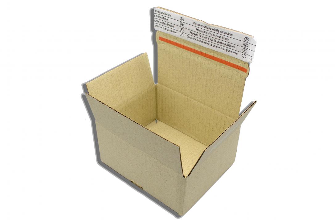 Gras Päckchenkarton 160x130x70mm Magic (PBB6) einwellig Nature Green Automatikboden