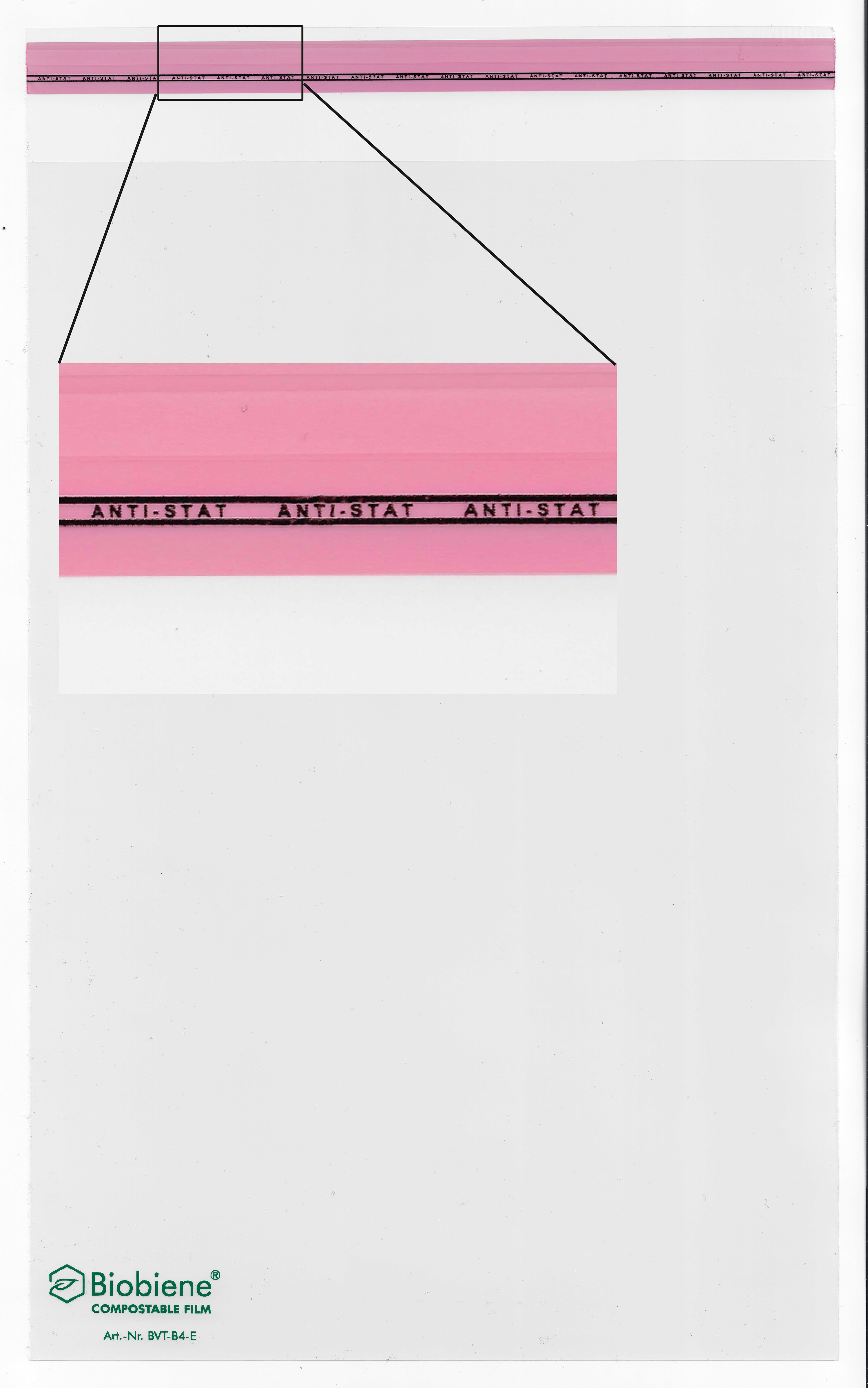 selbstklebende Klappenbeutel - 100% kompostierbar