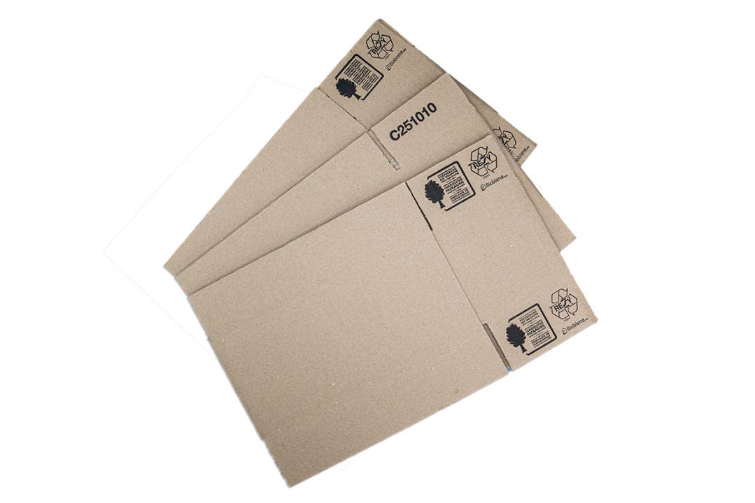 Einwellige Kartons C-Welle Braun Biobiene 