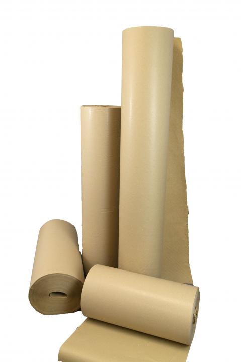 Packpapier aus Graspapier 375mm x 300m 40g/m² natur Rolle