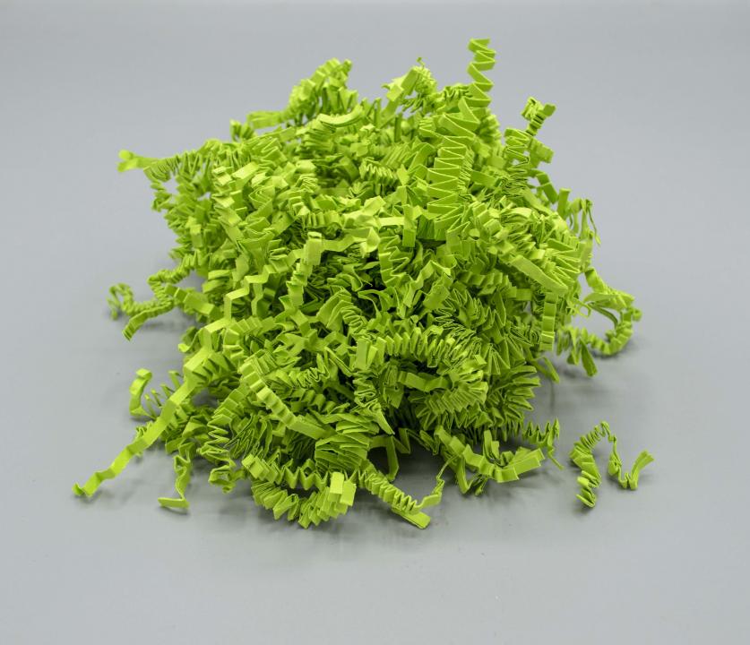 Nachhaltige Wolle aus Papier Limetten Grün