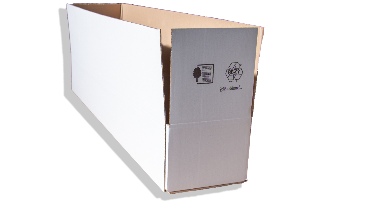 45° Ansicht Wellpapp-Falkarton Fefco 0203