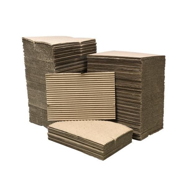 Wellpappe Zuschnitt 40x30cm mit offener Welle 200 Stück ökologische Polsterung