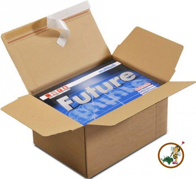 Automatikkarton 213x153x109mm braun mit Selbstklebeverschluss