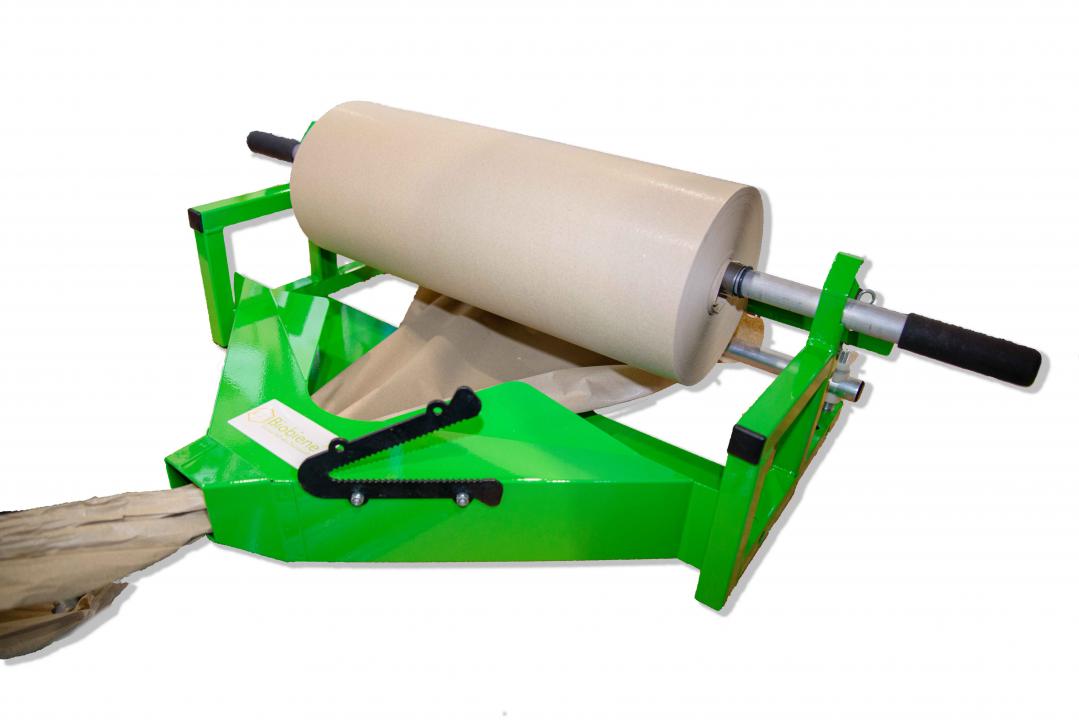 Tisch Abroller für Kraftpapier grün