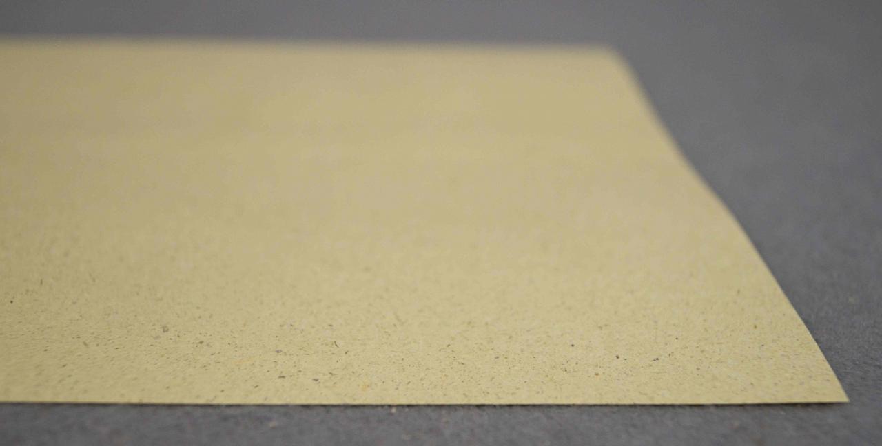 Grasoberfläche eines Etiketts