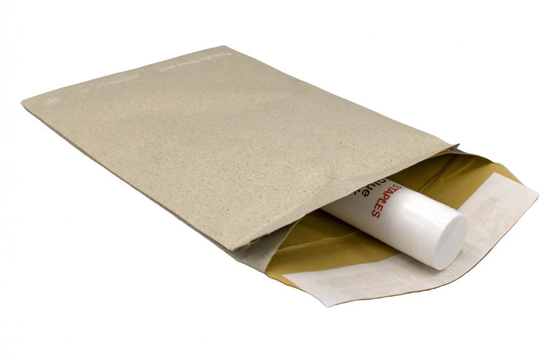 Graspapier-Polstertasche ohne Falte B5 176 x 250 mm (100 Stück)