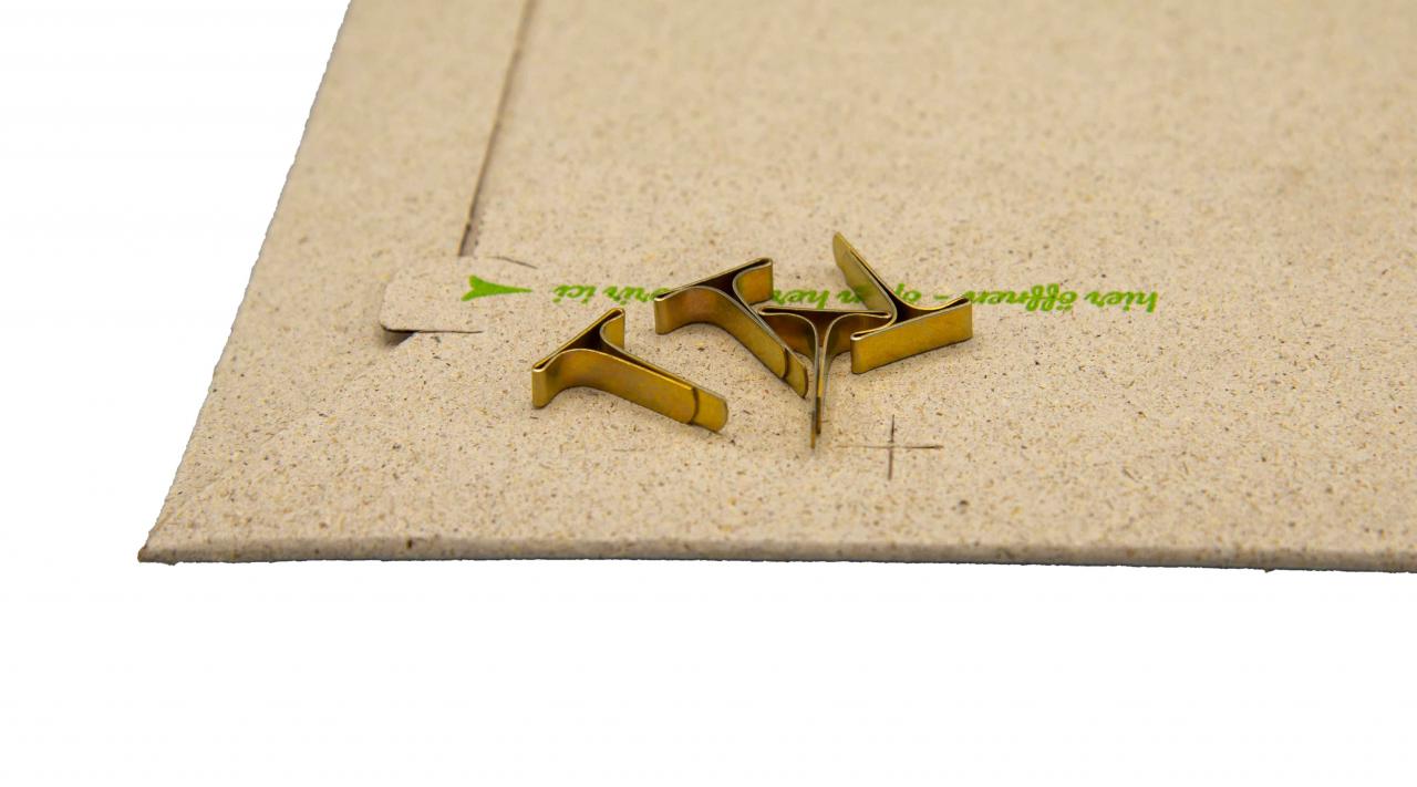 Klammerlöcher für zusätzliche Sicherheit