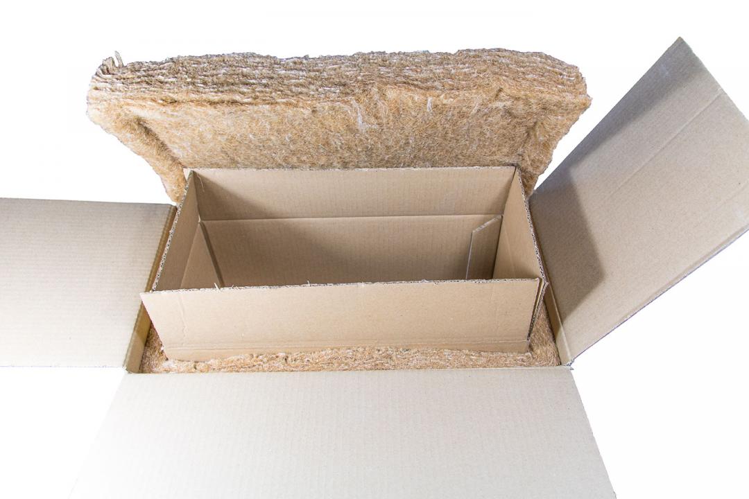 Thermobox aus kompostierbaren Elementen