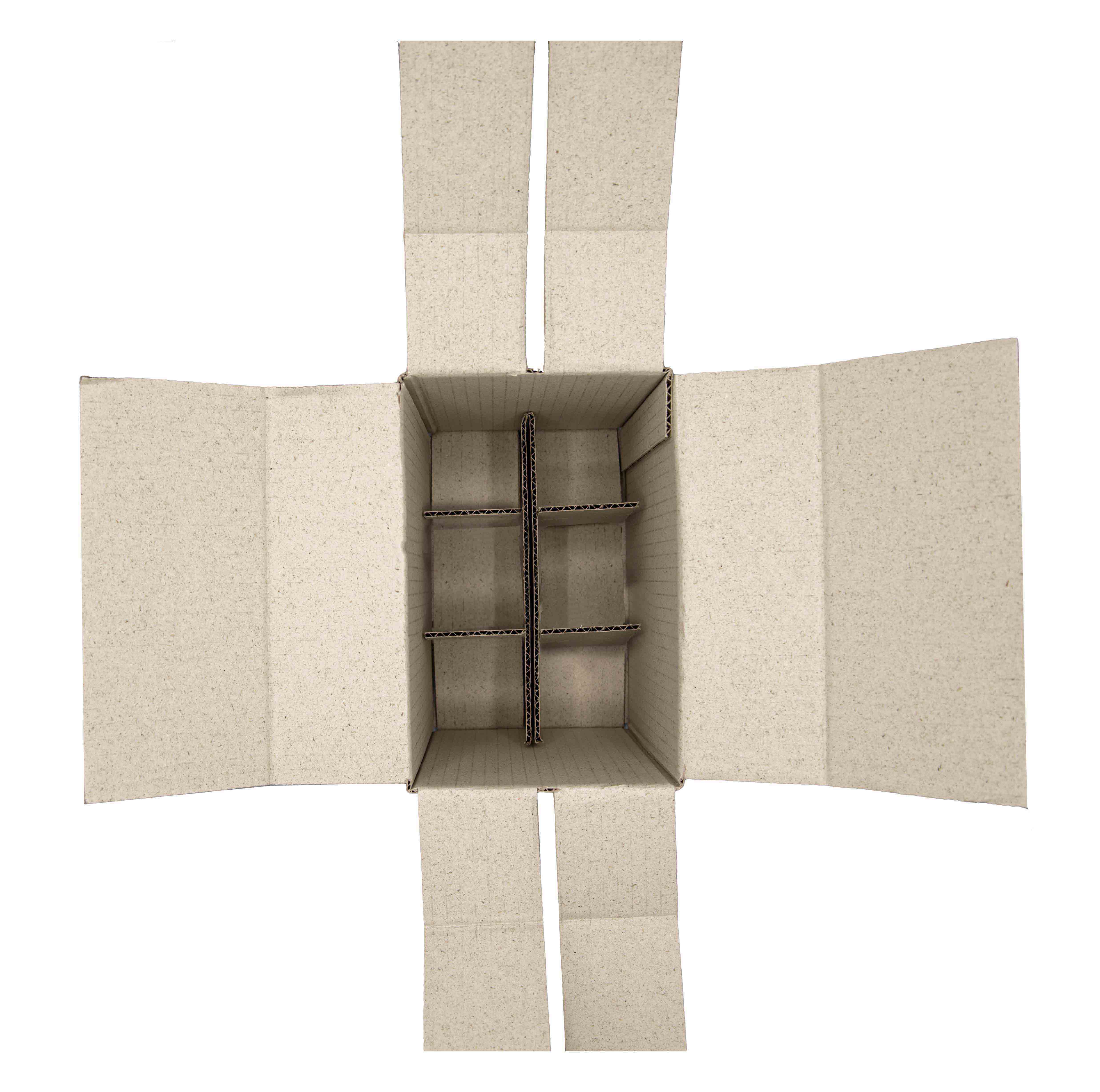 Blitzpack-Graskarton mit 6 Fachabteilungen