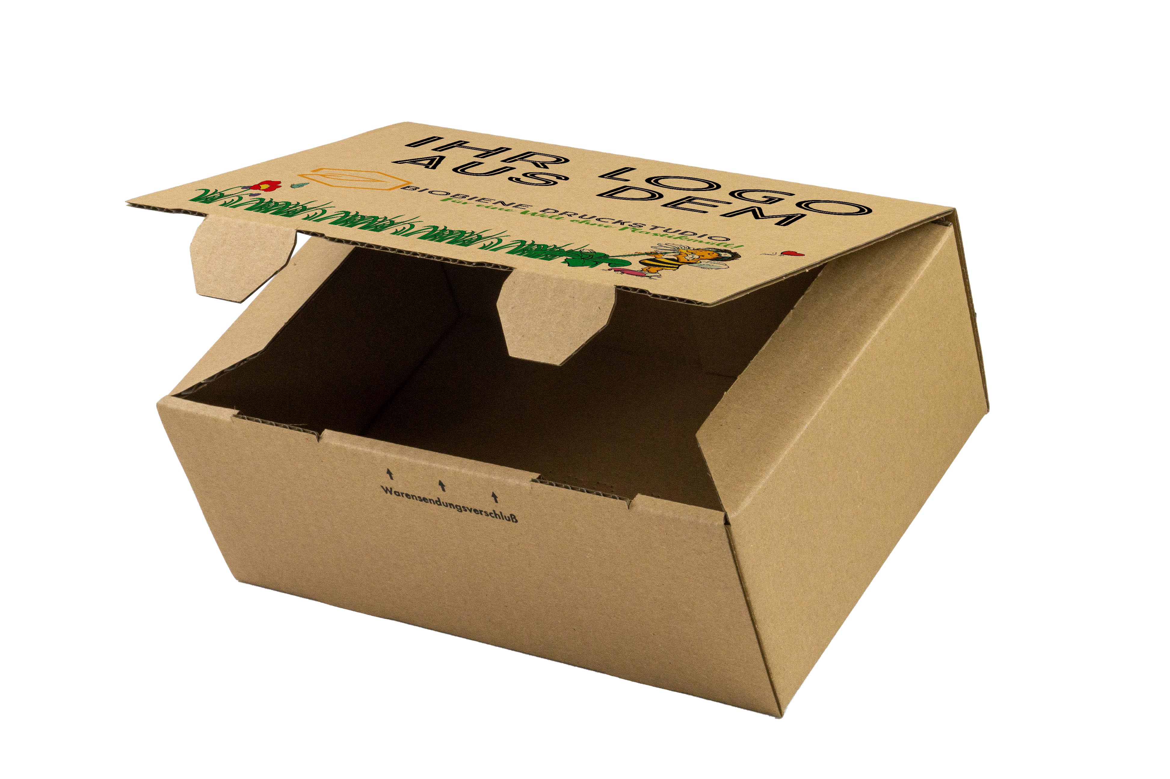 Packbiene® Karton - Mit Ihrem Logo