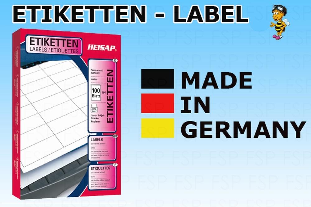 Etiketten-Umverpackung