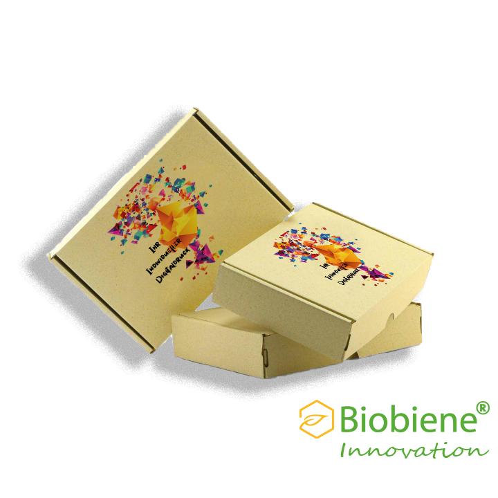 Bedruckte Graskartons für den Postversand Innovation