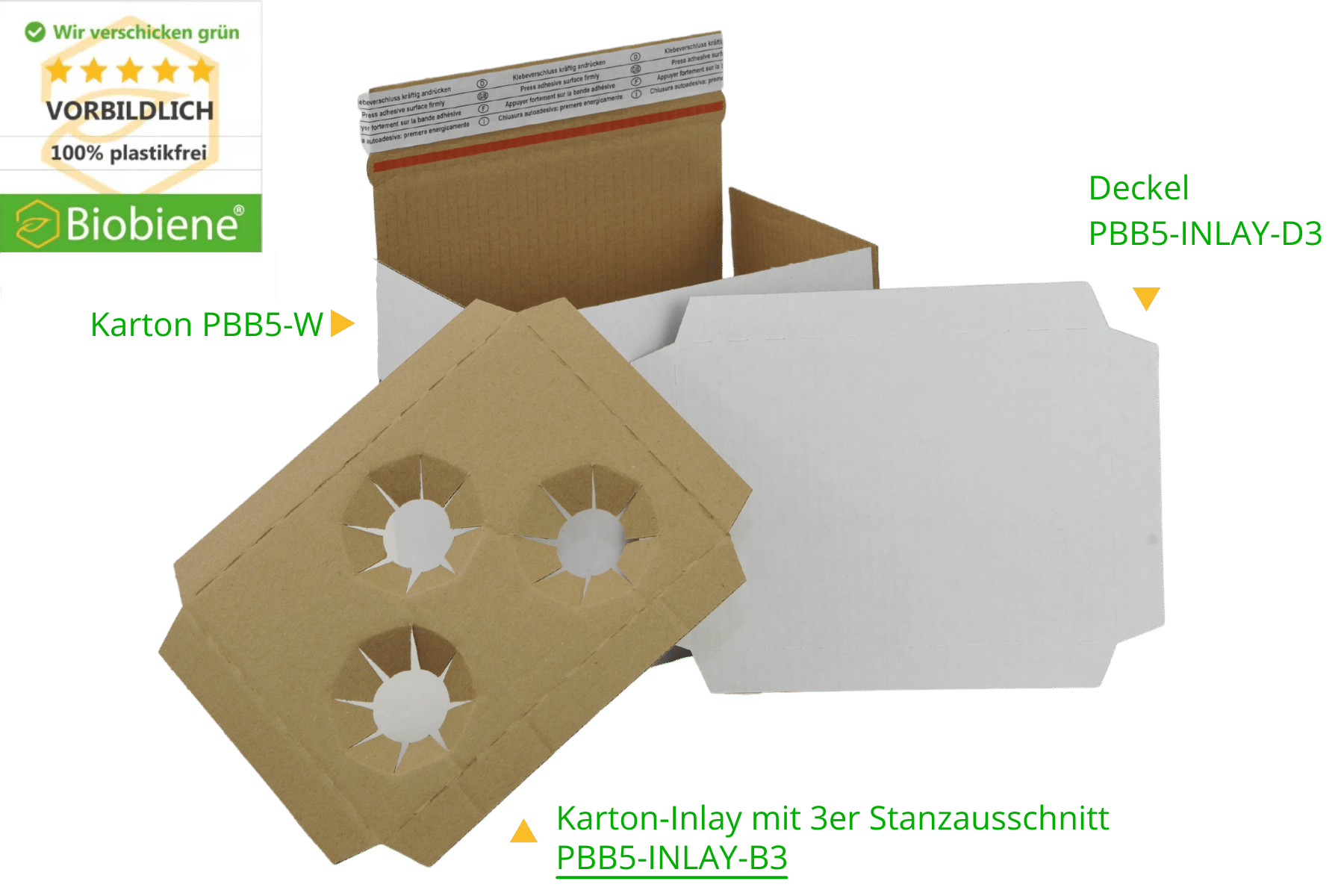 umweltfreundliche Kartons zum versenden für Gläser, Flaschen, Kosmetika