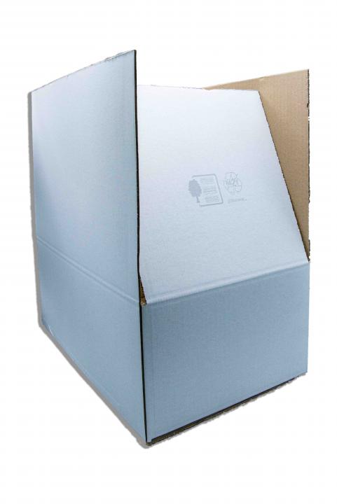 45° Ansicht Wellpapp-Falkarton Fefco 0203